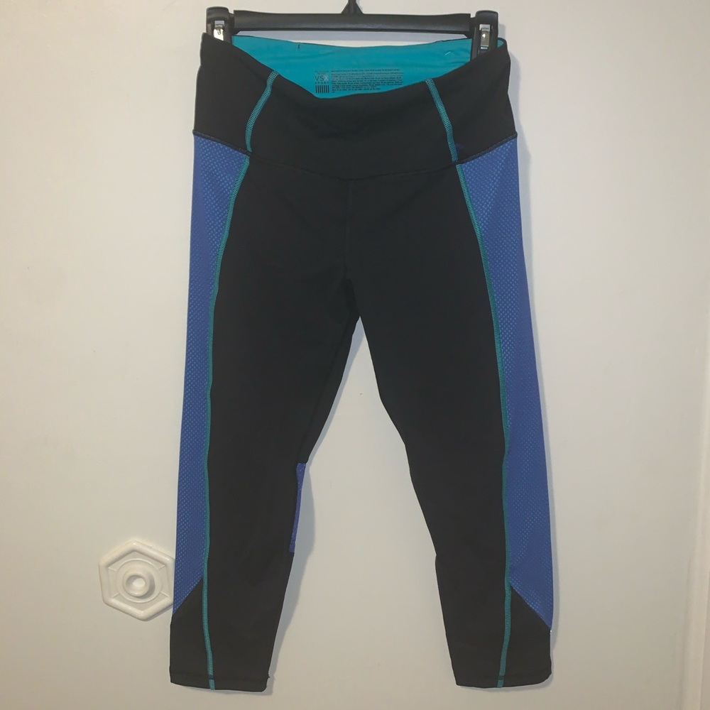 Victoria’s Secret Sport Leggings with Blue Mesh